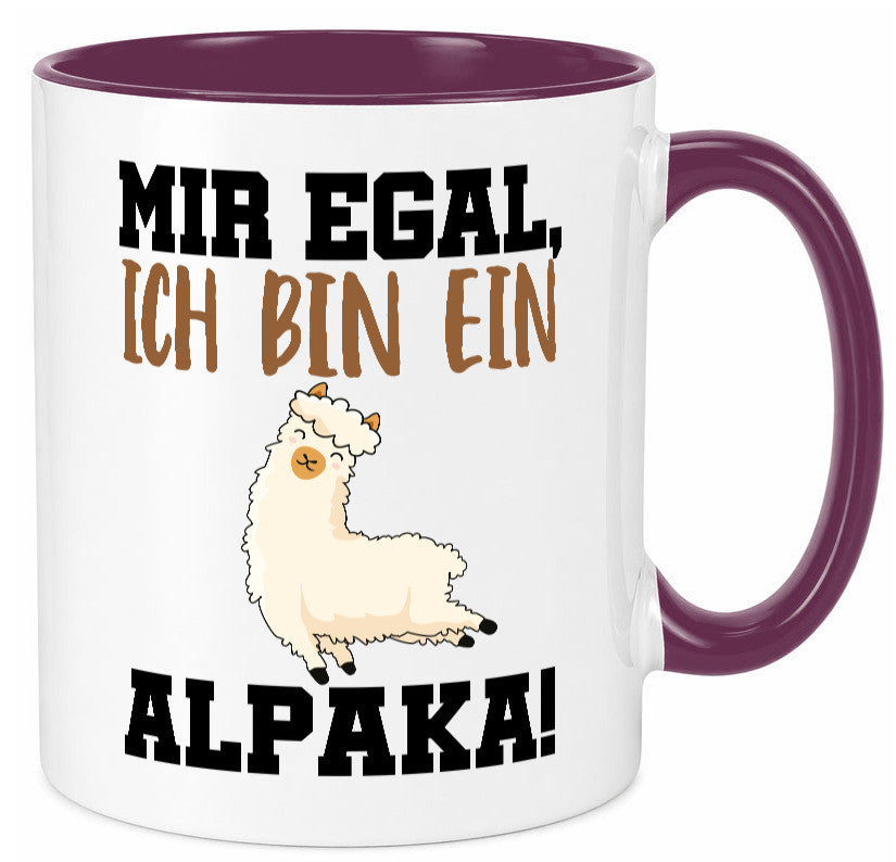 Ich bin ein Alpaka! Geschenk Humor Geschenkidee lustiger Spruch Tasse