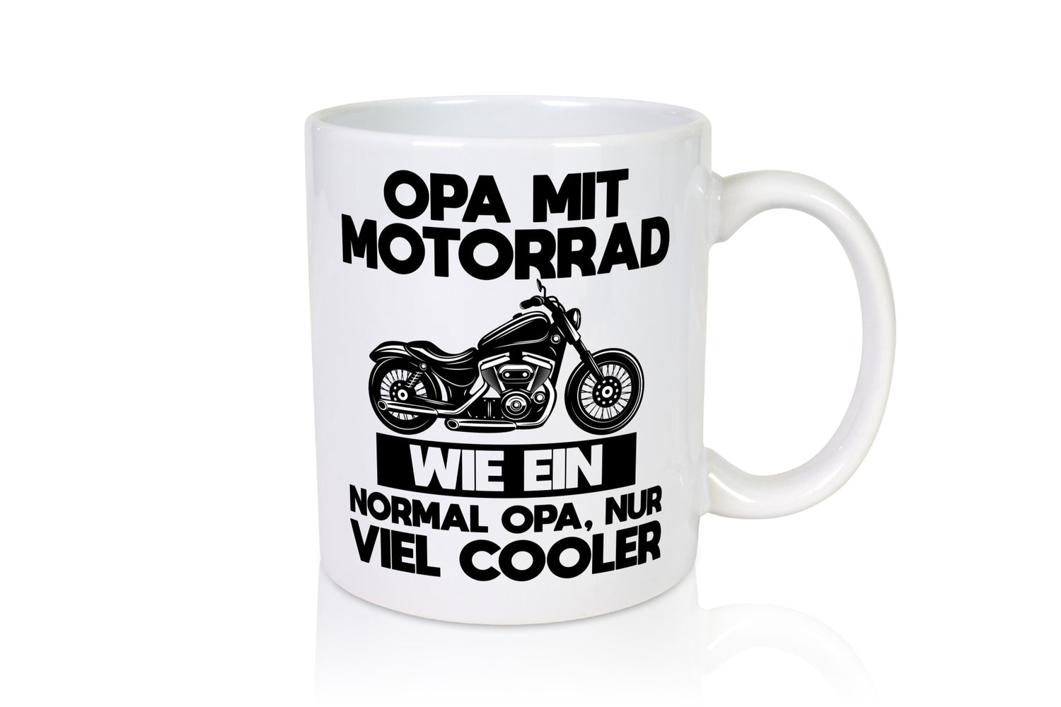 Opa mit Motorrad, viel cooler | Motorrad lustig Familie Geschenkidee Geschenk
