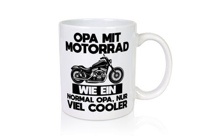 Opa mit Motorrad, viel cooler | Motorrad lustig Familie Geschenkidee Geschenk