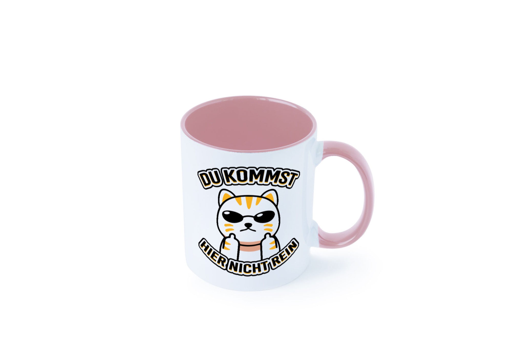 Du kommst hier nicht rein | Böse Katze Humor Tierliebhaber Geschenkidee Tasse