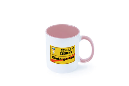Bye Kindergarten | Schule Clemens Geschenkidee Humor Tasse