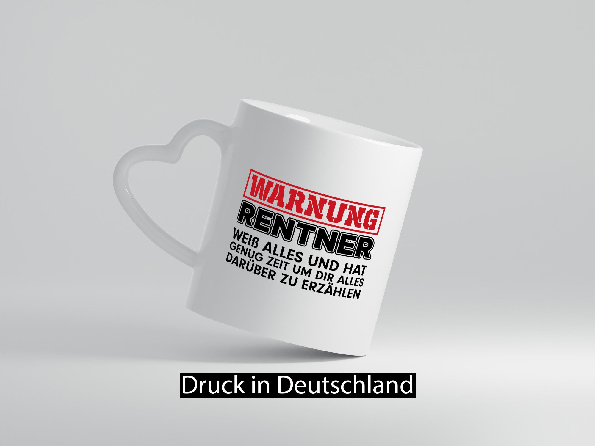 Rentner weiß alles | Rente Tasse Ruhestand Humor lustig Jubiläum Geschenk