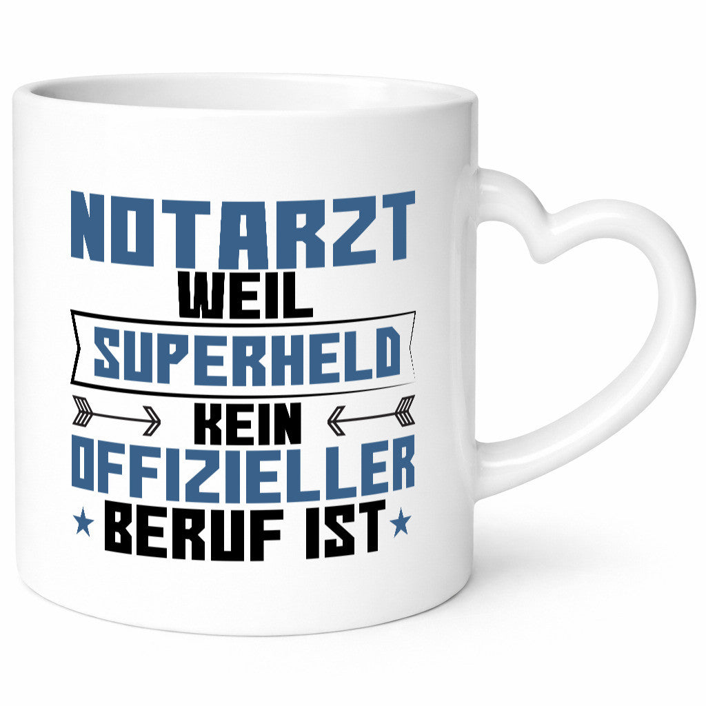 Superheld Notarzt | Arzt Humor Geschenkidee Tasse