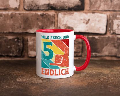 5. Geburtstag | 5 Jahre Wild und Frech Geschenk Geschenkidee lustiger Spruch