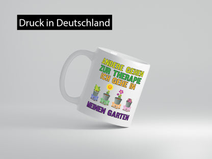 Andere gehen zur Therapie ich gehe in meinen Garten lustiger Spruch Geschenk