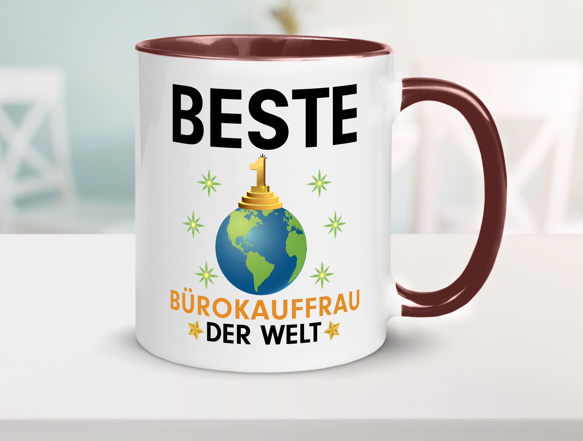 Welt Beste Bürokauffrau | Kauffrau Geschenk Arbeit Kollegen Büro lustiger