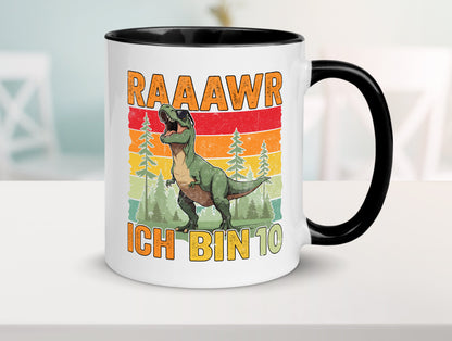 10. Geburtstag | 10 Jahre rarrrr ich bin Dinosaurier lustig Geschenkidee