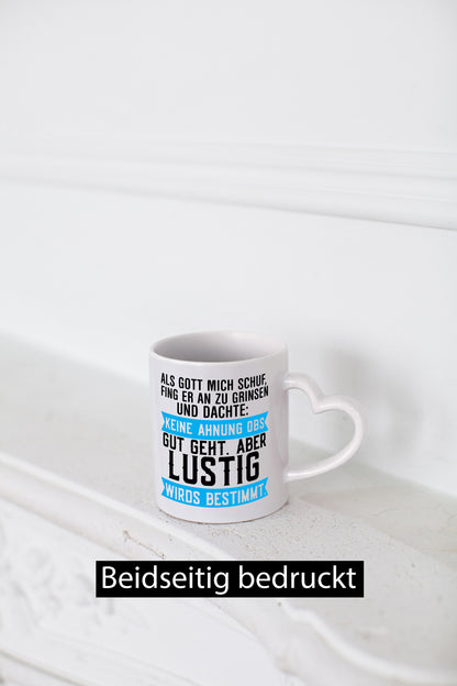 Lustig wirds bestimmt | Kollege Freunde Arbeit Kollegen Büro Geschenk Tasse