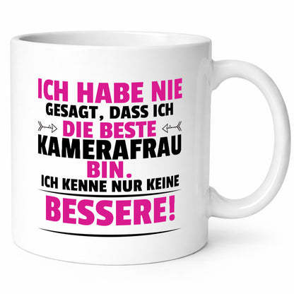 Die Beste Kamerafrau | Kamera lustiger Spruch Geschenk Humor Geschenkidee Tasse