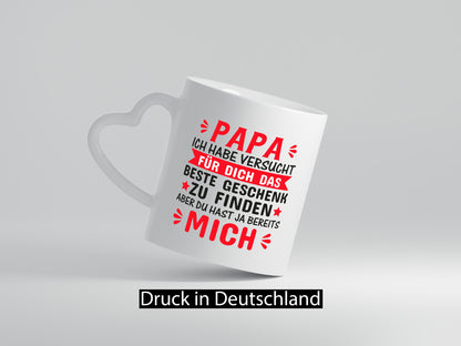 Bestes Geschenk für Papa | Vatertag Tasse Kinder Familie Geschenkidee lustiger