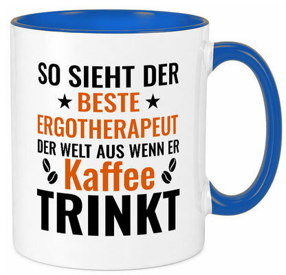 Kaffee trinkt: Ergotherapeut | Ergotherapie lustig Humor Geschenkidee Geschenk