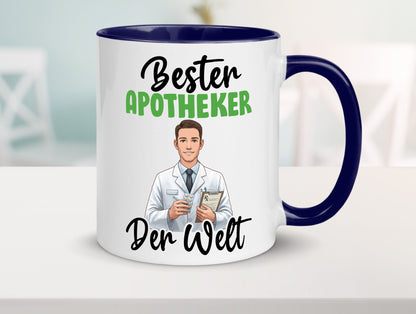 Bester Apotheker | Apotheke Pharmazie v2 Humor Geschenkidee Tasse