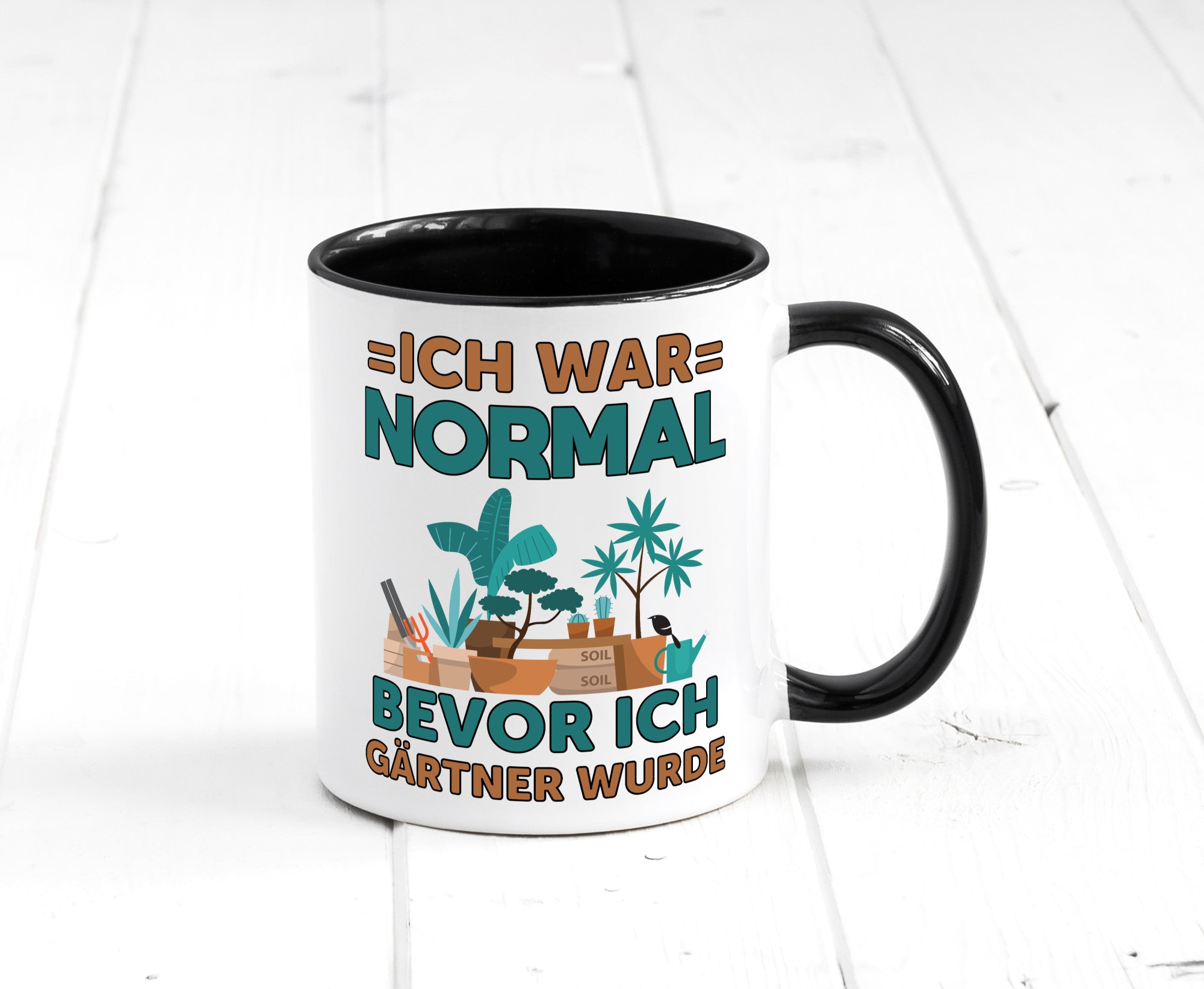 Ich war normal bevor Gärtner wurde | Garten lustiger Spruch Geschenk Humor
