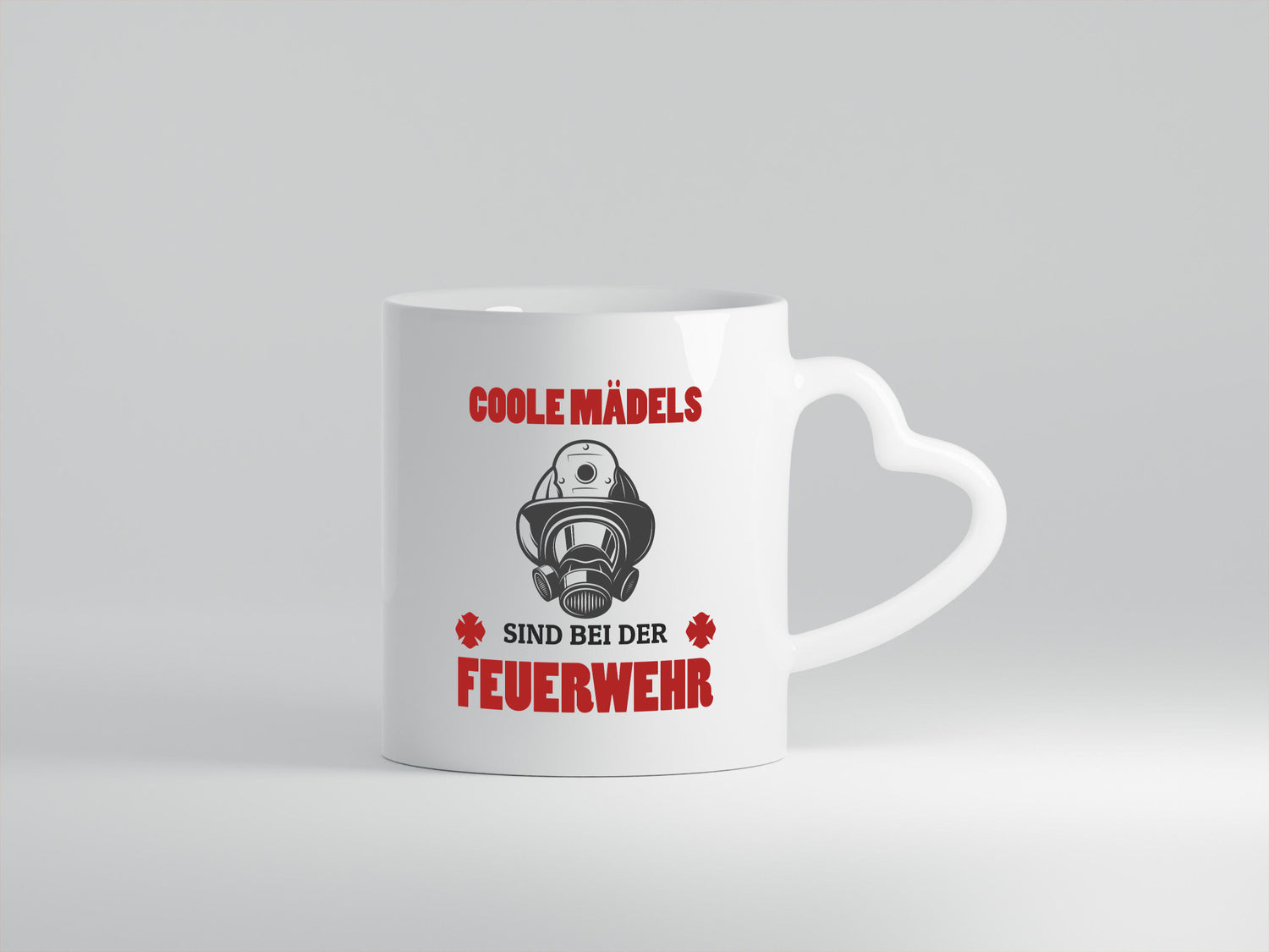 Coole Mädels sind bei der Feuerwehr | Feuerwehrfrau lustiger Spruch Geschenk