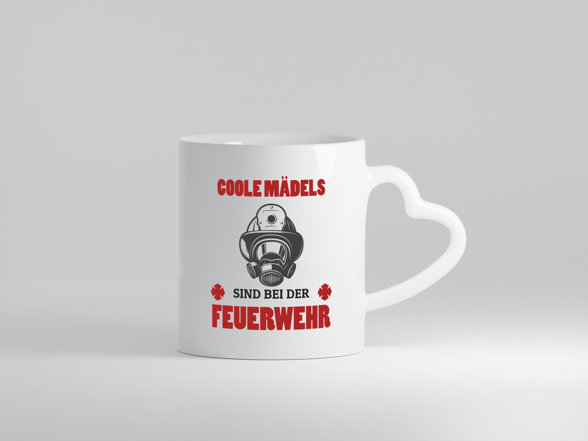 Coole Mädels sind bei der Feuerwehr | Feuerwehrfrau lustiger Spruch Geschenk