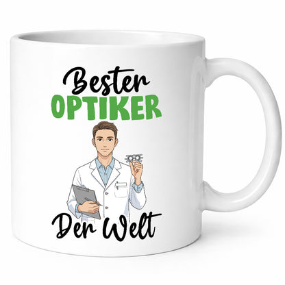 Bester Optiker | Augenoptiker v2 Geschenkidee Humor Tasse