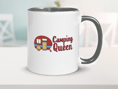 Camping Queen | Wohnanhänger Geschenk Humor Geschenkidee lustiger Spruch Tasse