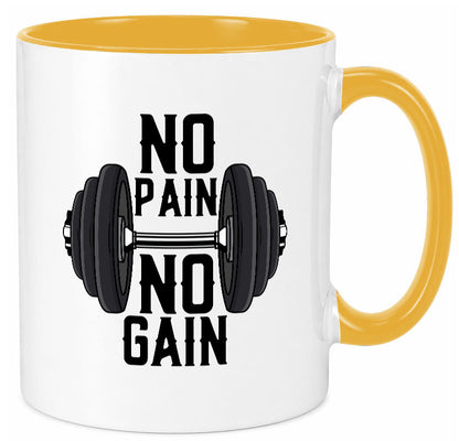 No Pain Gain | Training Motivation Fitness Pumpen lustig Humor Geschenkidee