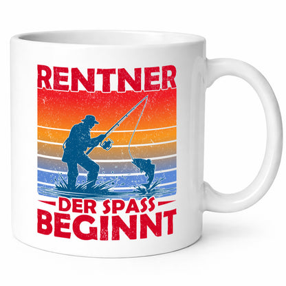 Rentner der spaß beginnt | Ruhestand Angler Angeln lustig Jubiläum Geschenk