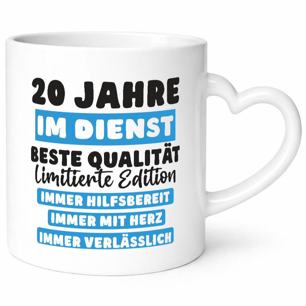 20 Jahre im Dienst | Jubiläum Arbeit v6 Geschenk Kollegen Büro lustiger Spruch