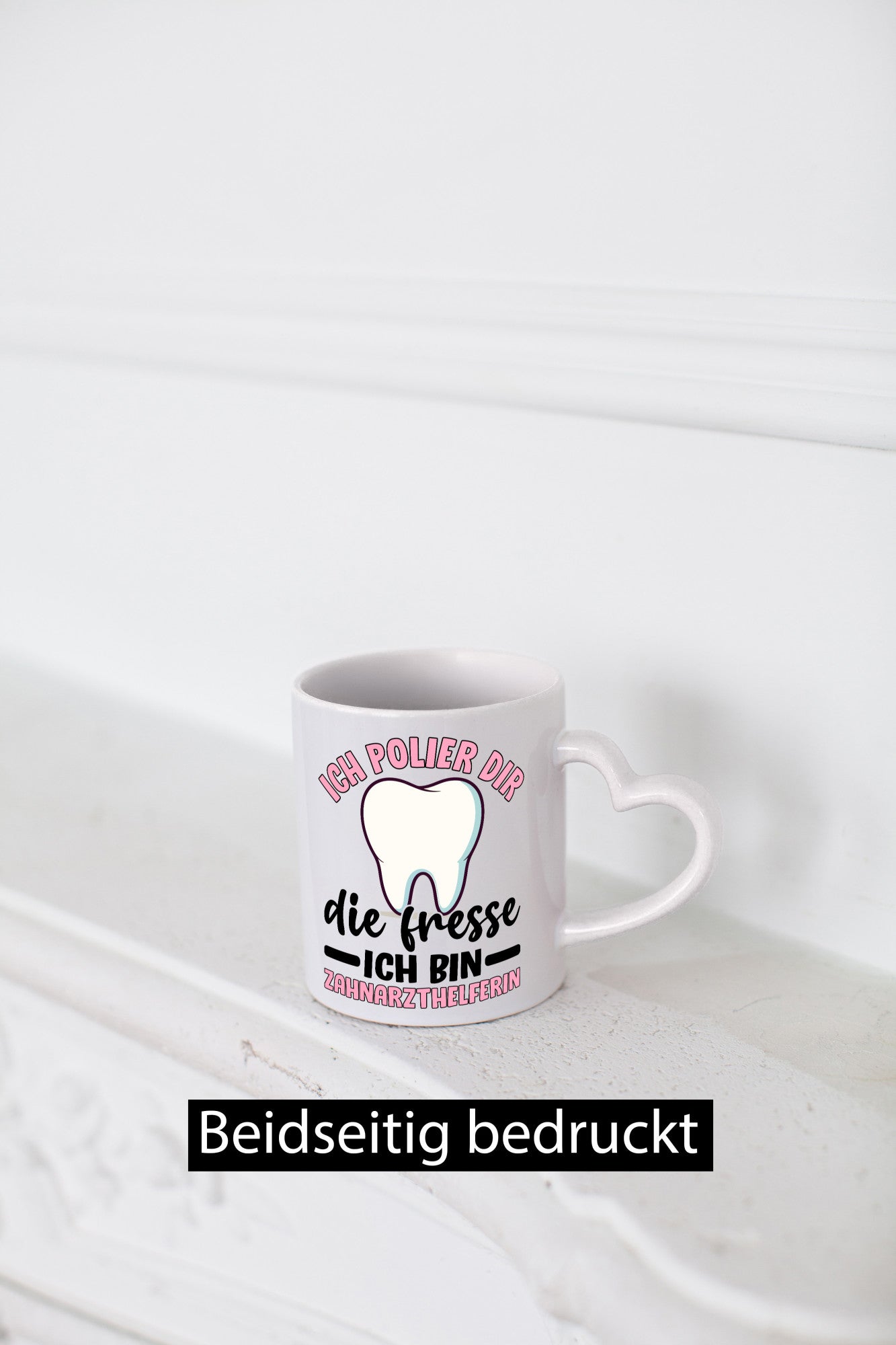 Ich polier dir die Fresse | Zahnarzthelferin Zahnarzt lustig Humor Geschenkidee