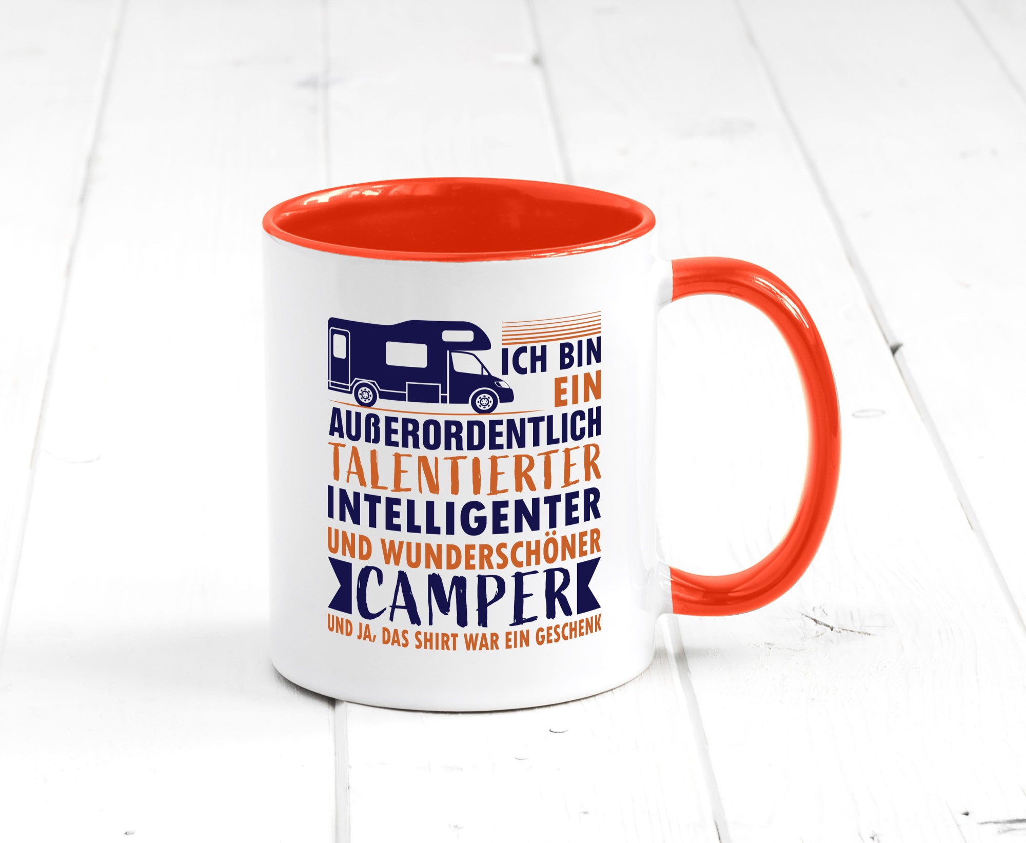 Talentierter | Intelligenter Wunderschöner Camper lustiger Spruch Geschenk