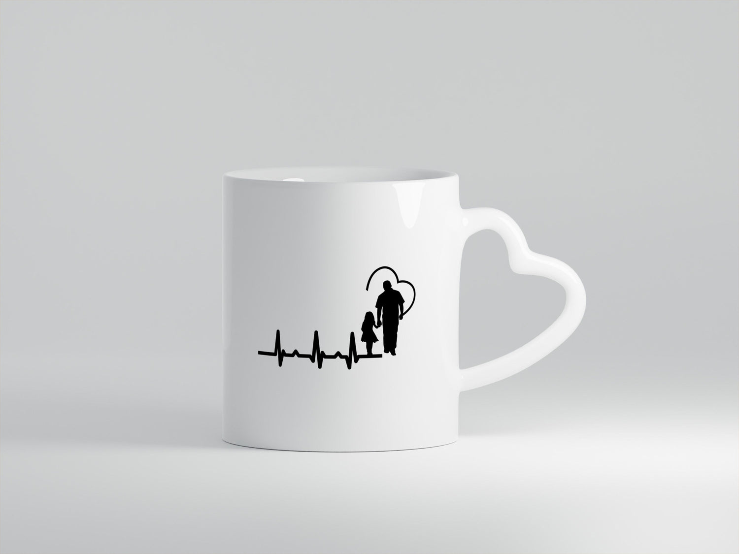 Vater Tochter Herz | Papa Vatertag Vaterliebe lustiger Spruch Geschenk Familie