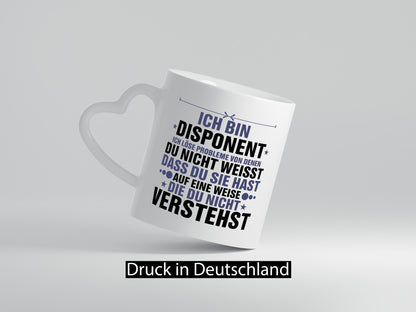 Löse Probleme: Disponent | Zuteiler v2 Humor Geschenkidee Tasse