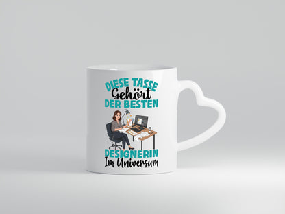 Im Universum: Designerin | Mode Geschenk Humor Geschenkidee lustiger Spruch