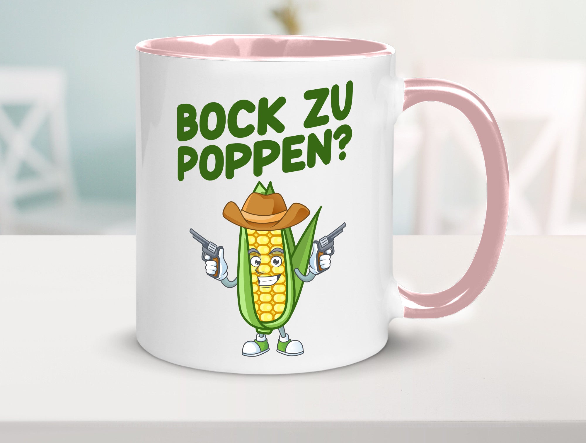 Bock auf Poppen | Mais Lustig Geschenk Humor Geschenkidee lustiger Spruch Tasse