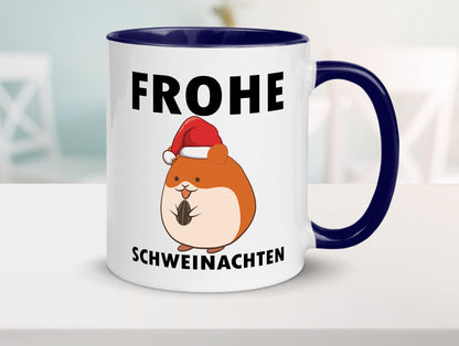 Frohe Schweinachten | Meerschweinchen Weihnachten lustiger Spruch Geschenk