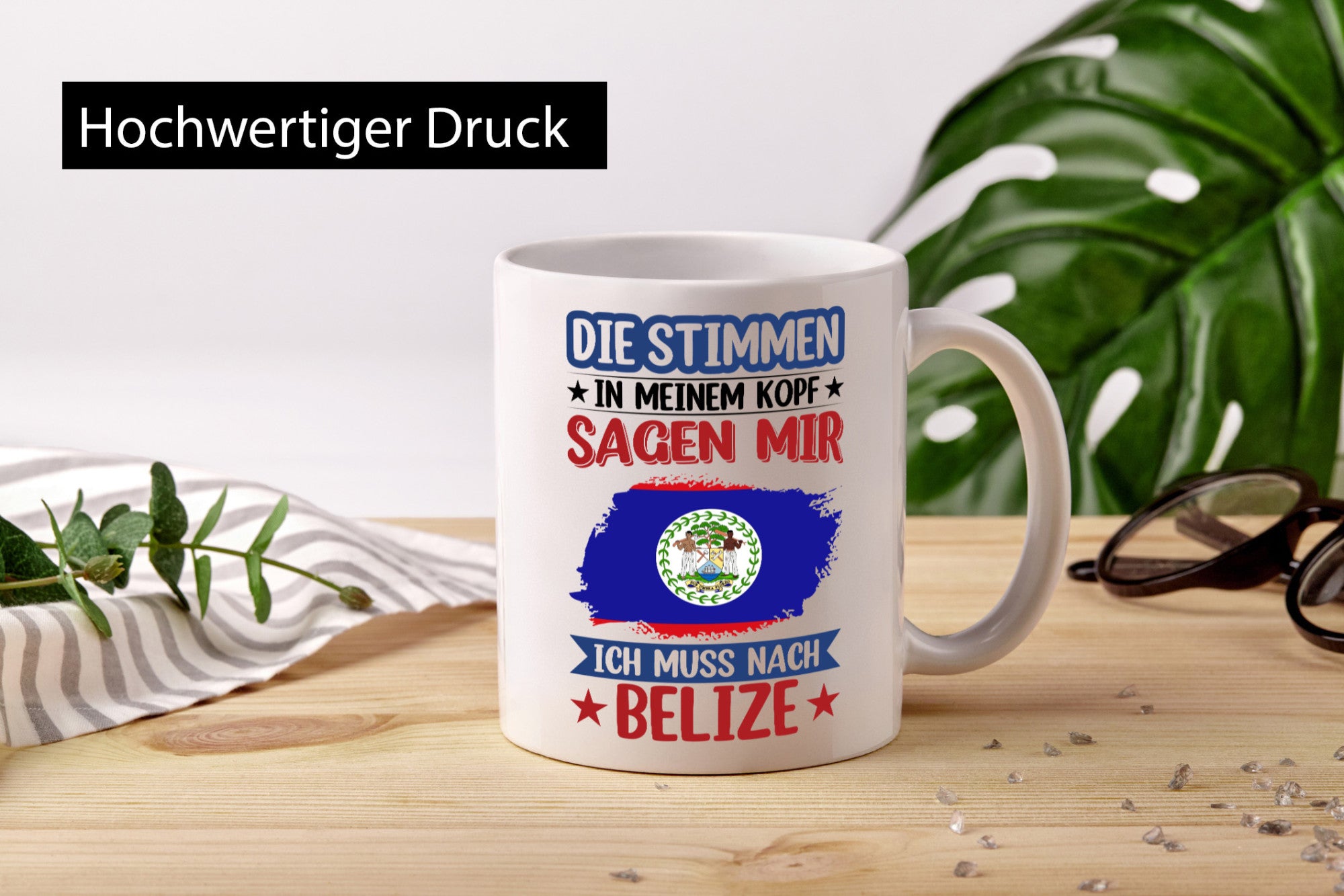 Belize | Urlaub Stimmen in meinem Kopf Traumland lustiger Spruch Geschenk Humor