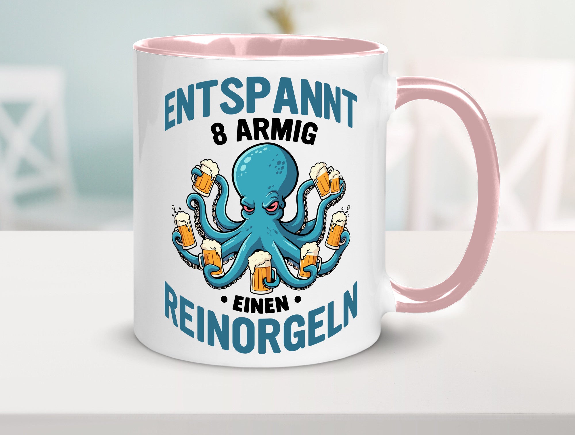 Entspannt 8 armig einen reinorgeln | Saufen Party v2 lustiger Spruch Geschenk