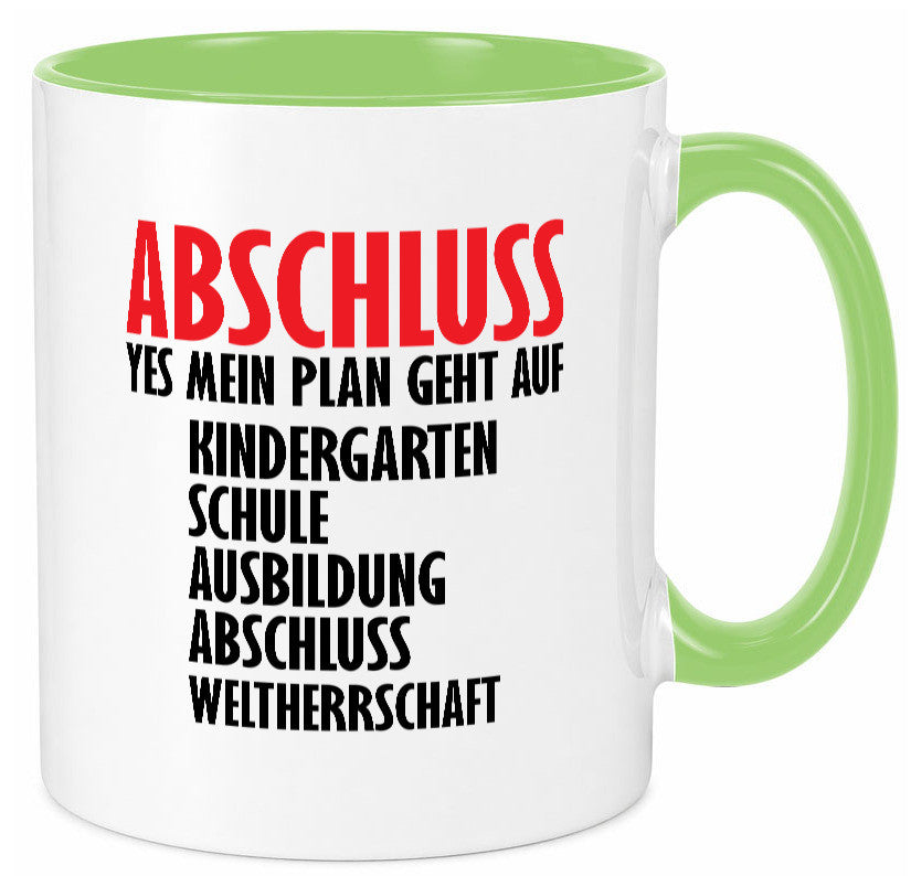 Abschluss Bachelor Geschenkidee Humor Tasse