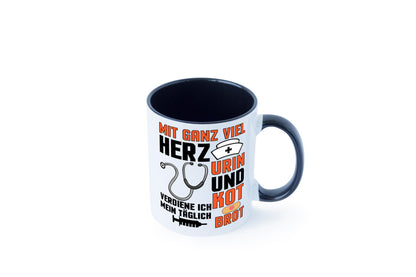 Verdiene mein Täglich Brot | Krankenschwester Krankenhaus lustiger Spruch Tasse