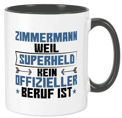 Superheld Zimmermann | Handwerker Holzbau Geschenk Humor Geschenkidee lustiger