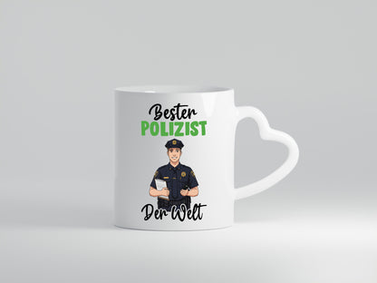 Bester Polizist | Polizei v2 Humor Geschenkidee Tasse