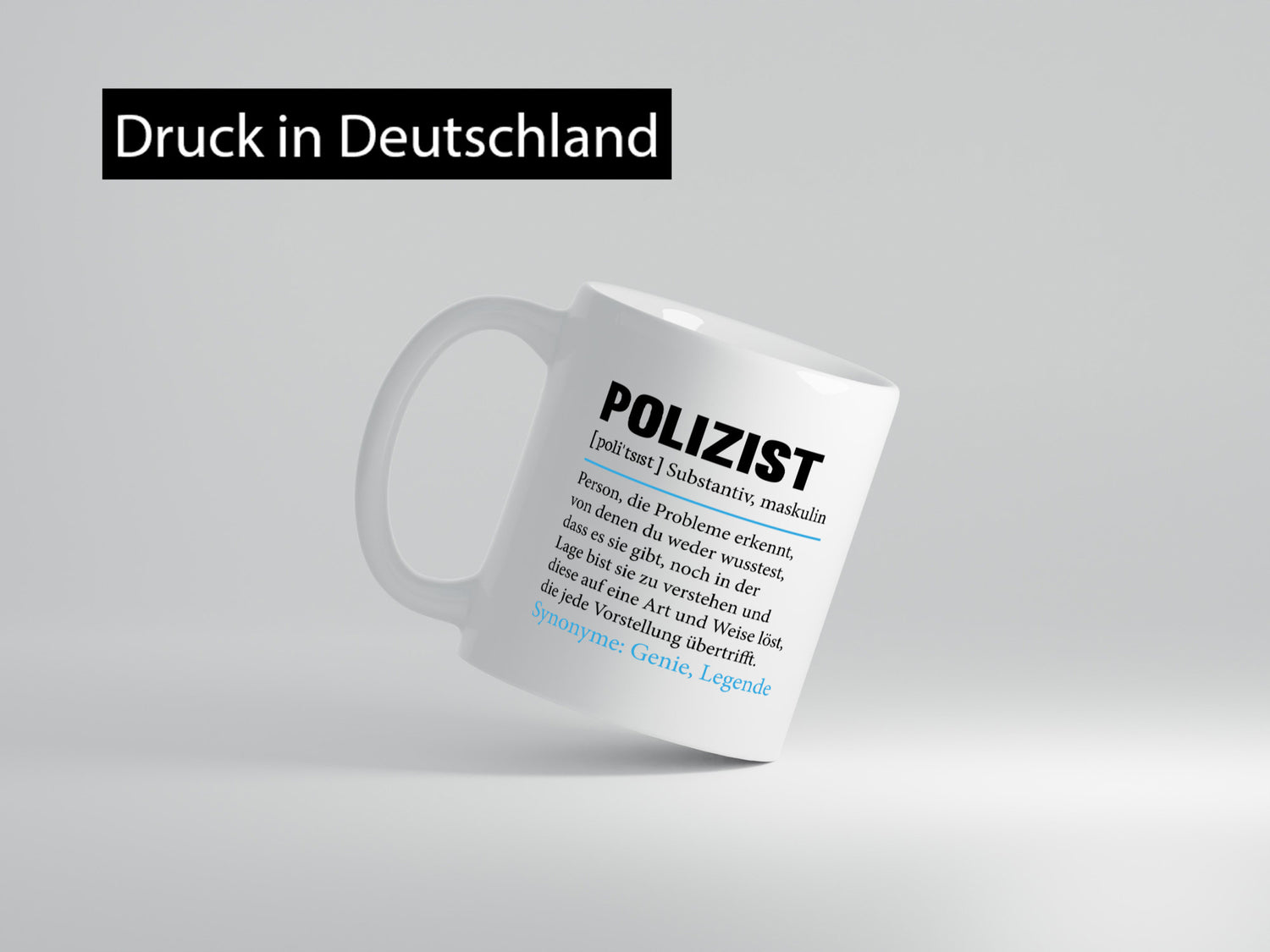 Polizist | Beruf Spruch Polizei lustig Humor Arbeit Kollegen Büro Geschenkidee