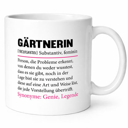 Gärtnerin | lustig Gartenbau Beruf Spruch Geschenk Arbeit Kollegen Büro