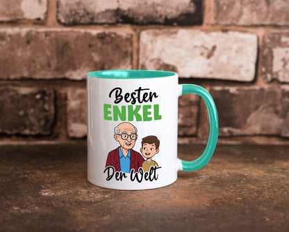 Bester Enkel | Großmutter Großvater Oma Opa lustiger Spruch Geschenk Familie