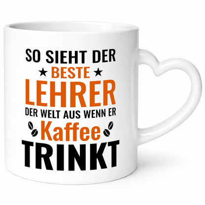 Kaffee trinkt: Lehrer | Schule Beruf Schüler Geschenk Arbeit Kollegen Büro