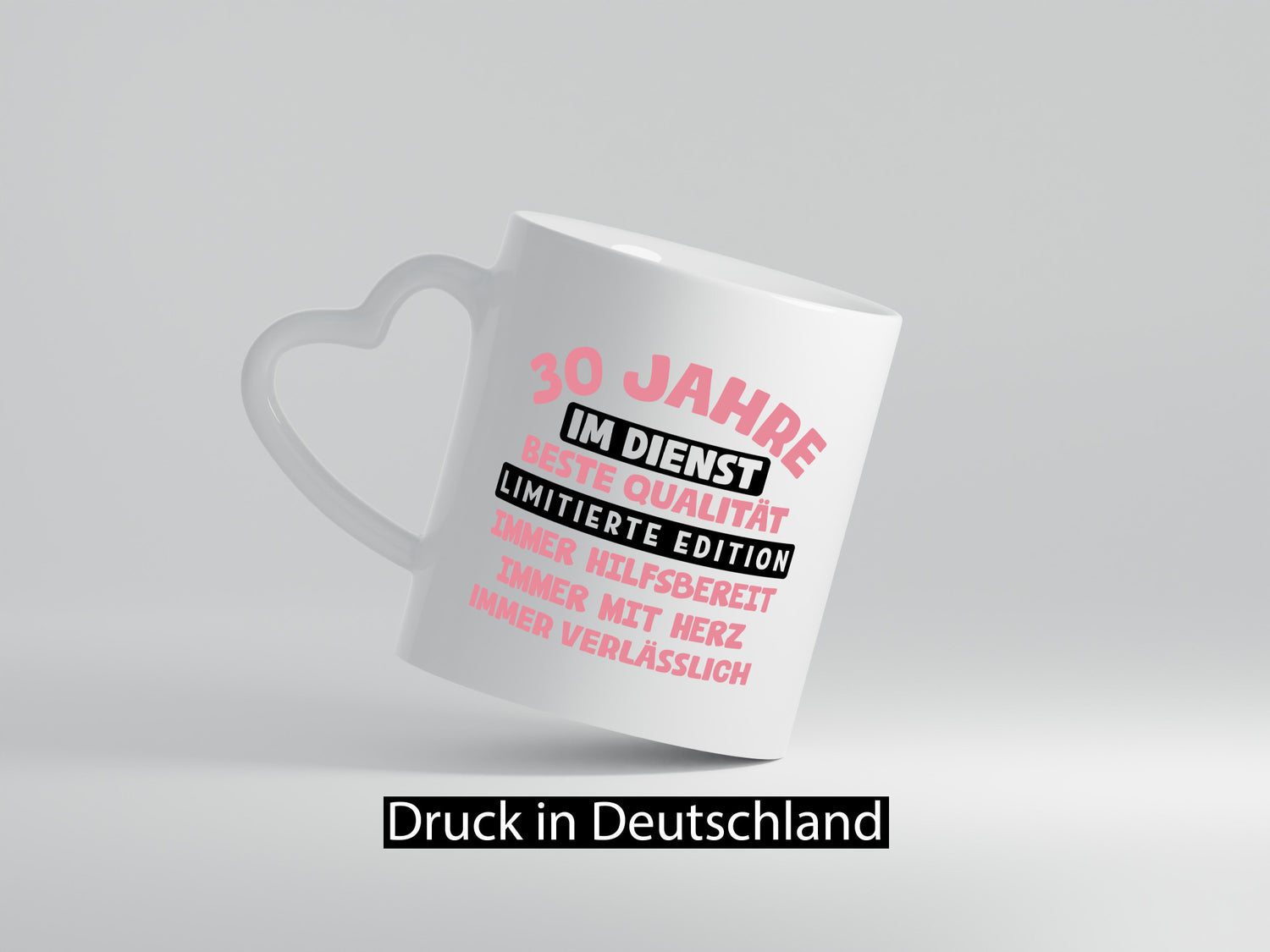 30 Jahre im Dienst | Jubiläum Arbeit v11 Humor Kollegen Büro Geschenkidee Tasse