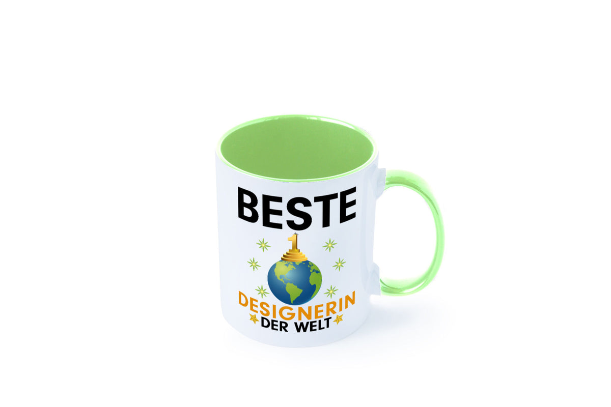 Welt Beste Designerin | Mode lustiger Spruch Geschenk Humor Geschenkidee Tasse