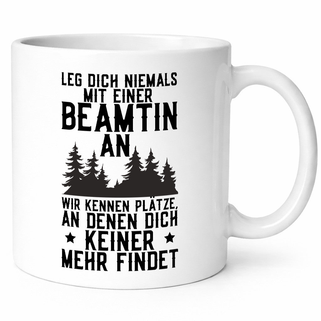 Nicht mir Beamtin anlegen | Polizistin Wald Revier lustiger Spruch Geschenk