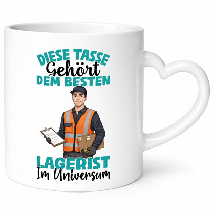 Im Universum: Lagerist | Lageristen Lager Arbeiter lustig Arbeit Kollegen Büro