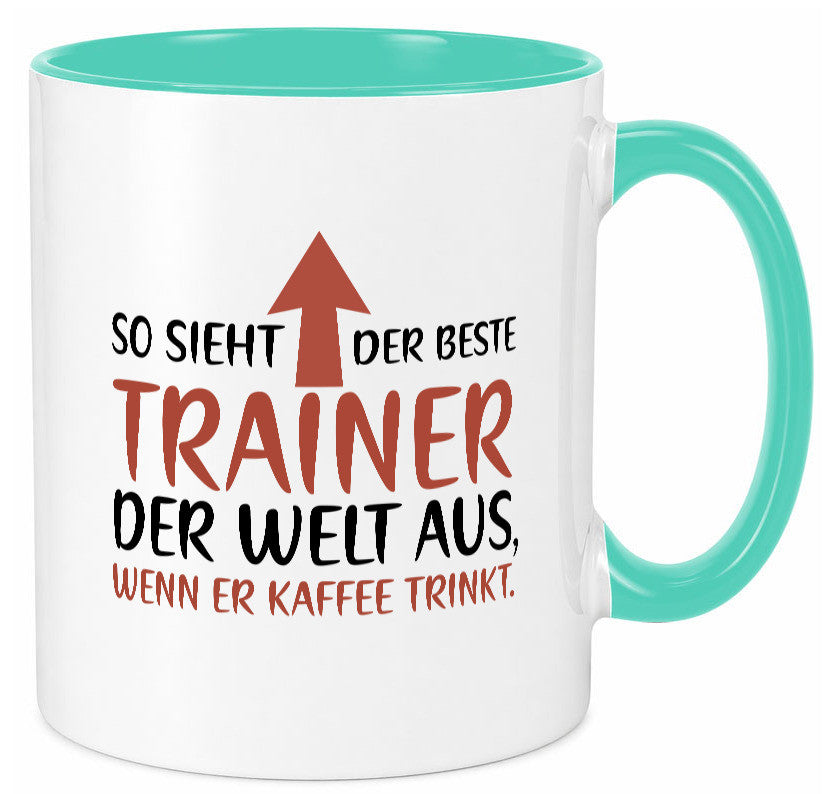 So sieht Bester Trainer der Welt aus | Kaffee Humor Geschenkidee Tasse