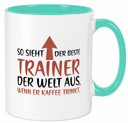 So sieht Bester Trainer der Welt aus | Kaffee Humor Geschenkidee Tasse