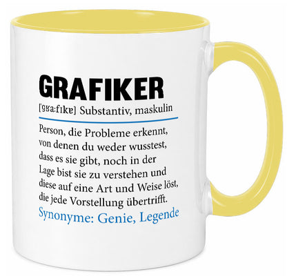 Grafiker | Beruf Grafik Design Grafikdesign lustiger Spruch Geschenk Arbeit Tasse
