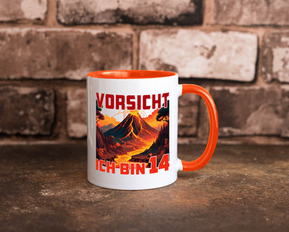 14. Geburtstag | 14 Jahre Vulkanausbruch Vulkan Geschenkidee Humor Tasse
