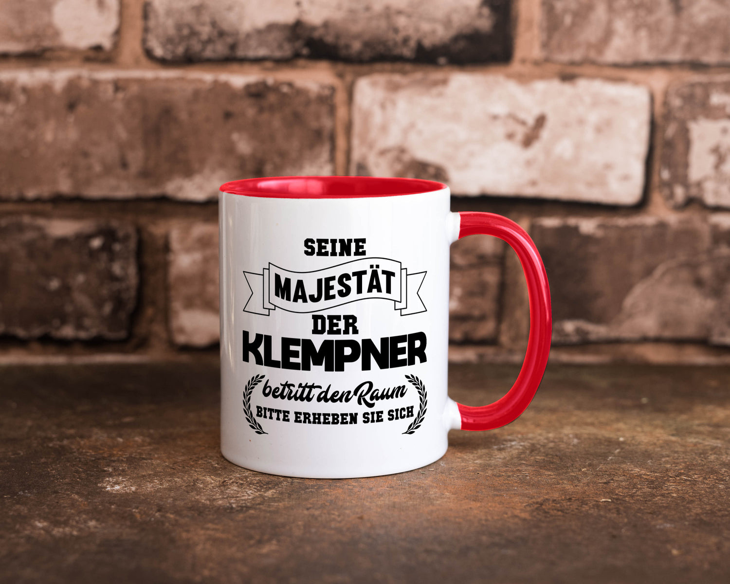 Der Klempner betritt den raum | Geschenk Humor Geschenkidee lustiger Spruch